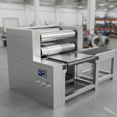 Macchina per la laminazione dei metalli con rotolatore a rotolatore
