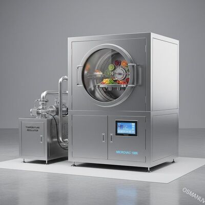 Equipaggiamento innovativo per l'essiccazione a vuoto a microonde con ampia gamma di temperature