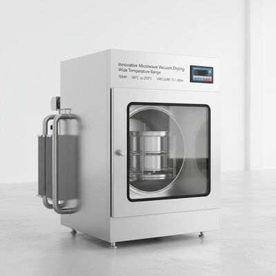 Equipaggiamento innovativo per l'essiccazione a vuoto a microonde con ampia gamma di temperature