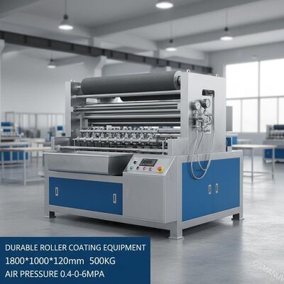 Equipaggiamento di rivestimento a rulli durevole 1800*1000*1200mm 500kg con pressione dell'aria 0,4-0,6Mpa