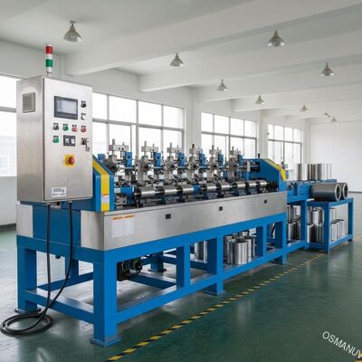 220V/50Hz Power Supply Conveyor Roller Manufacturing Machine 500kg Capacità di carico