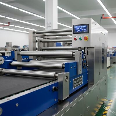 Apparecchiature per rivestimento a rotoli ad alta velocità con velocità di rotolamento 0-20 m/min