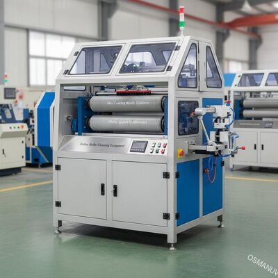 Larghezza massima del rivestimento 1000 mm Velocità dei rulli 0-20 m/min Attrezzature per la pulizia dei rulli di anilox