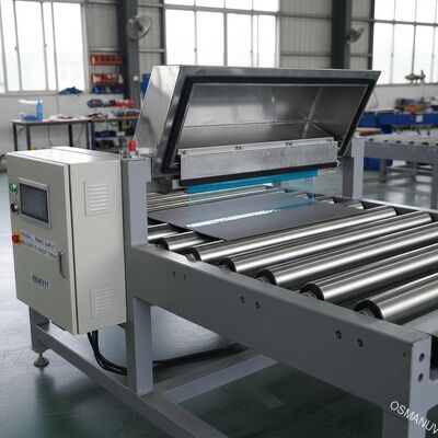 220V/50Hz Fornitura di corrente Roller trasportatori pesanti Larghezza massima del rivestimento 1000mm per il beneficio