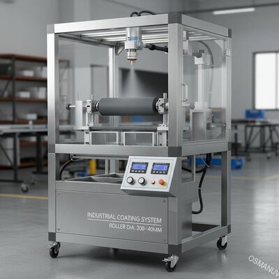 Attrezzature per rivestimento a spruzzo industriale ad alte prestazioni per rulli di diametro 200-400 mm