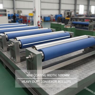 Larghezza massima di rivestimento dei rulli trasportatori pesanti da 1000 mm per le prestazioni di rivestimento
