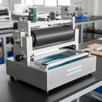 Per il trattamento superficiale del legno o della plastica o del metallo Singel Roller Roller Coating Machine full precisione