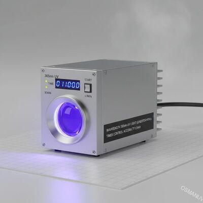 Generatore di luce UV per uso industriale con lunghezza d'onda di 365 nm con precisione di controllo del timer ±1min