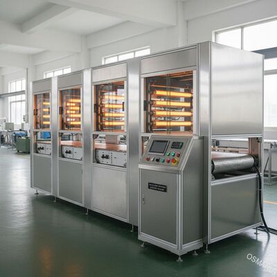 Macchina di asciugatura a infrarossi personalizzabile a più zone Parametri tecnici dettagliati per la linea di produzione di rivestimento e di cura dell'inchiostro