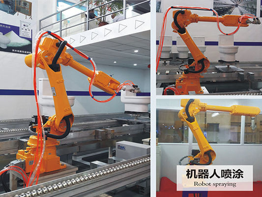 Sistema robot automatico ISO9001 arancio 380V 50HZ della verniciatura a spruzzo