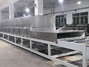 High Capacity 14-Stage Microwave Drying Machine for Pulp and Herb Processing