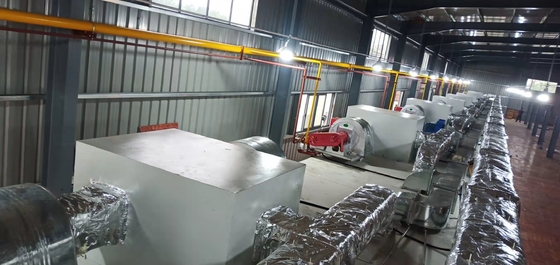 50 kg 600*600*750 mm Macchina di asciugatura a infrarossi orizzontale per l'industria