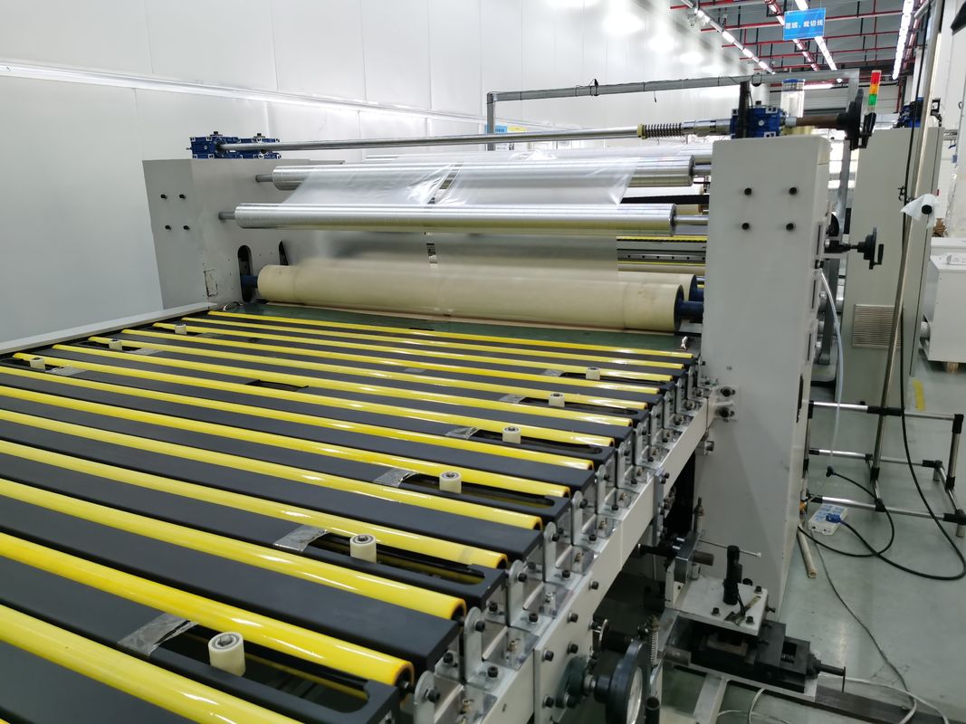 Sistema di controllo PLC Macchina per laminare pellicole 0-100m/min Velocità di avvolgimento per prestazioni
