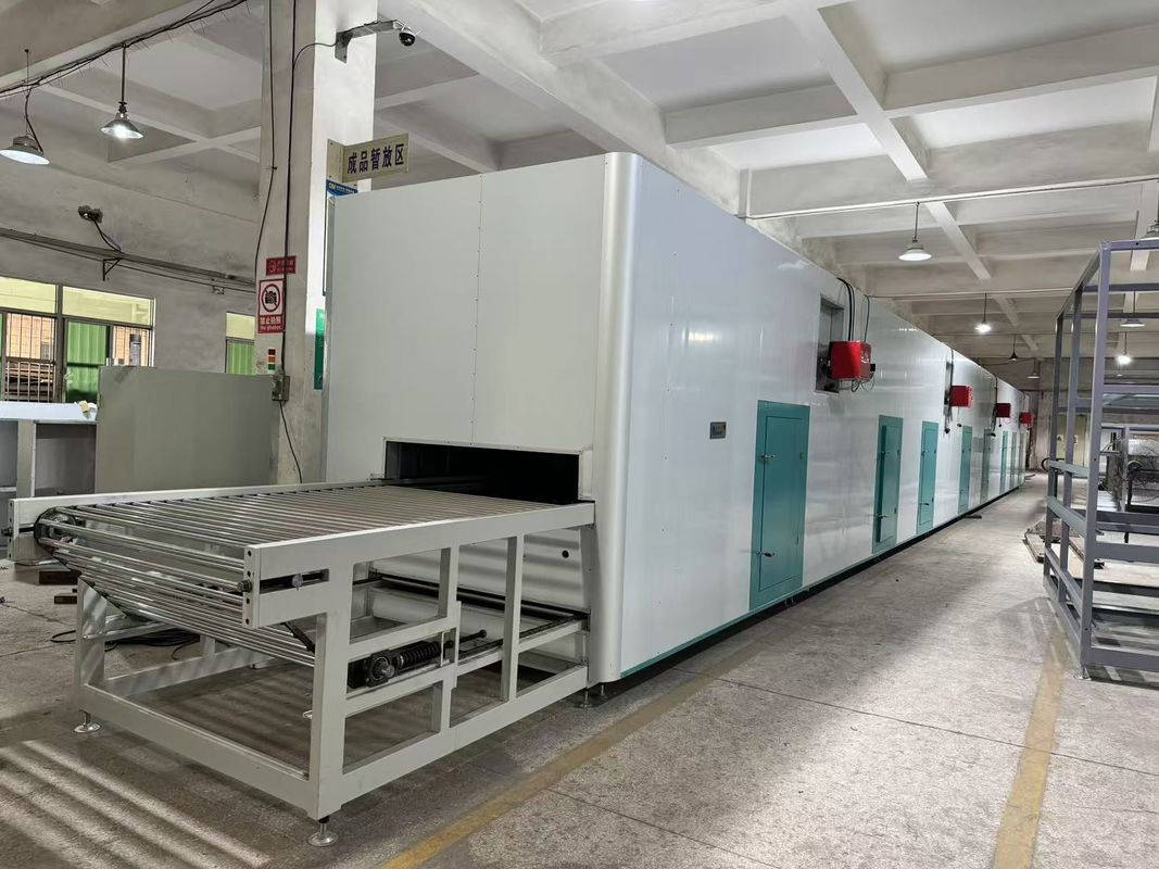 Macchina automatica di asciugatura a gas naturale per la stampatura di pasta di carta di bambù industriale OSM-LRHG-1320T
