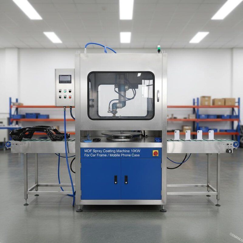 Macchina per rivestimento a spruzzo MDF 10KW per telaio auto / custodia per cellulari