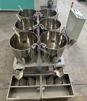 Fiber Bowl Tray Coating For High Temperature Water Hot Oil Proof Six Station Spin Coating Machine For Bamboo Paper Sugar Cane