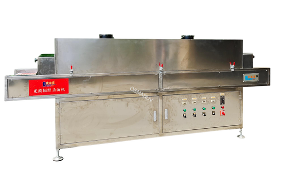 Machine de Stérilisation UV pour l'Alimentation et l'Emballage – Largeur de Convoyeur et Configuration de Lampes Personnalisables