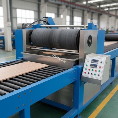 Wide-Width Heavy-Duty Single Roller Coater for Furniture Board Finishing