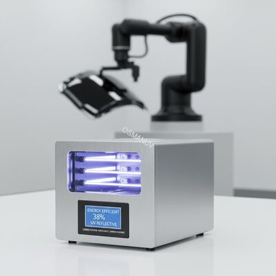 Energy Efficient 38 Percent UV Reflective Curing System for Plastic Varnish Drying