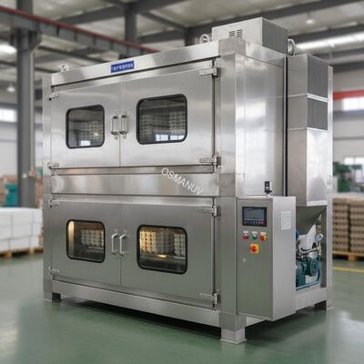 High-Capacity Double-Deck Natural Gas Drying Oven for Industrial Pulp Molding