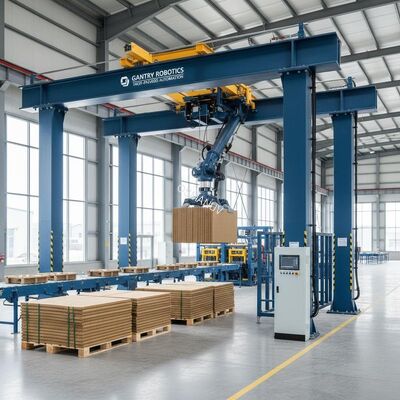 Heavy-Duty Gantry Robot for Panel & Pulp Molding Handling | High-Payload Loading/Unloading Automation