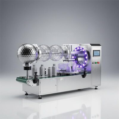 Golf ball head grape skin PE PP bottle flat special-shaped workpiece UV rotating multi-face curing machine