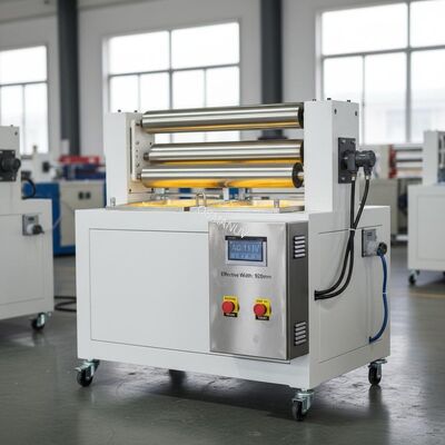 AC 110v White Double Hot Melt Roll Coater 920mm Effecive Width