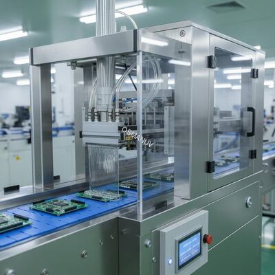 Pneumatic Curtain Coating Machine Conveying For Electronic Industry
