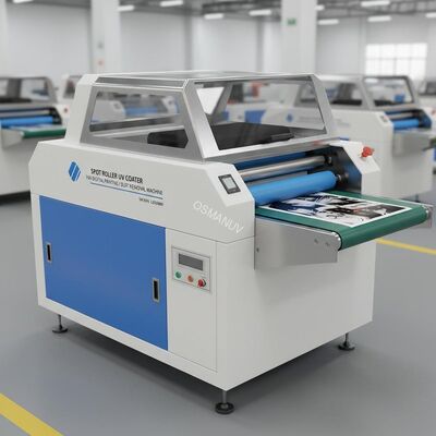 Spot Roller Uv Coater For Digital Printing / Dust Removal Machine 5m/Min L650mm