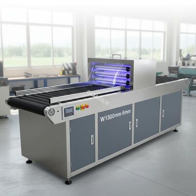 Thickness Protective UV Coating Machine / Uv Curing Machine W1300mm 6mm