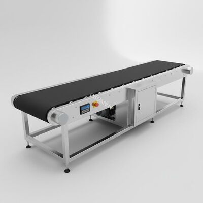2m*0.6m*1.5m Conveyor Belt Machine with Rubber Belt Automatic Operation