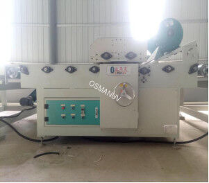 Spot Roller Uv Coater For Digital Printing / Dust Removal Machine 5m/Min L650mm
