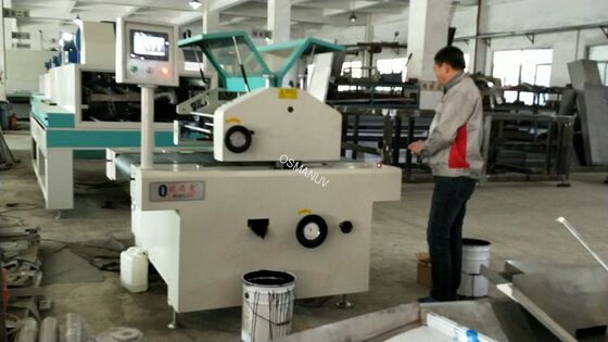 Double Roll 304ss 15m/Min Spray Coating Machine / Spot Uv Coater Machine