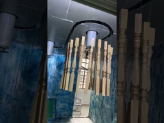 Convogliatore a rulli spot macchina di rivestimento UV per legno larghezza 650 mm