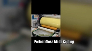 Macchina per il rivestimento a rullo di lamiere ad alta lucentezza