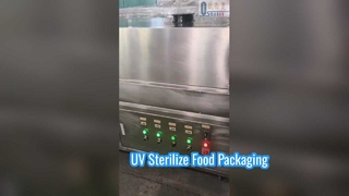 Imballaggio alimentare per macchina sterilizzatrice UV